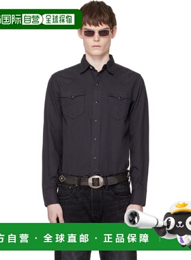 香港直邮ralph lauren rrl 拉夫 劳伦RRL 男士 黑色 Slim Fit Twi