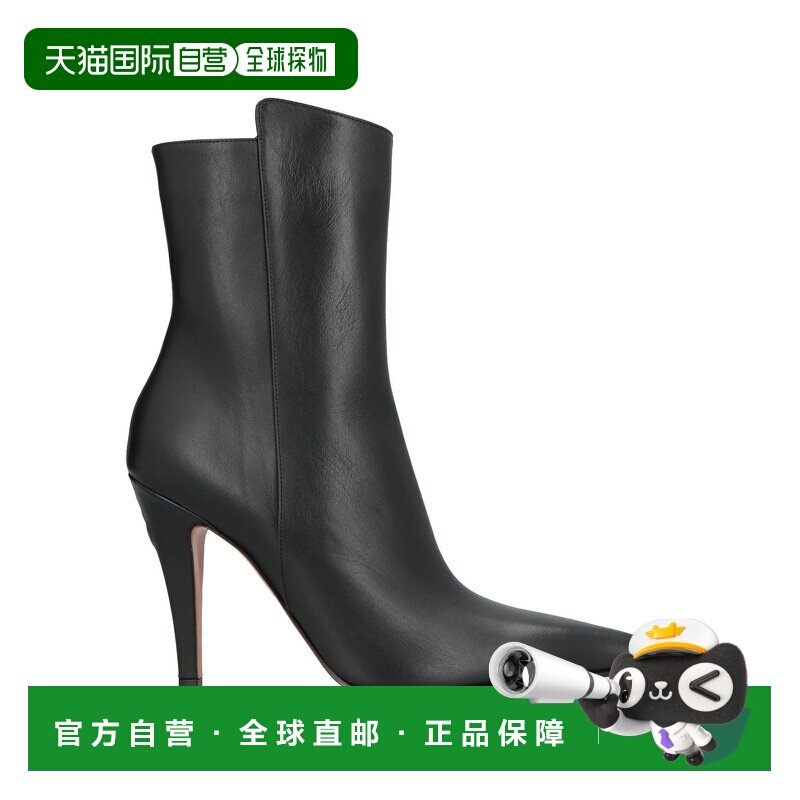 1h可退 香港直邮mcqueen 亚历山大 麦昆 女士 脚踝靴 black黑色