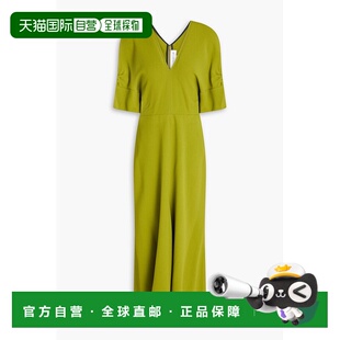 女士 香港直邮VICTORIA 贝克汉姆 维多利亚 弹力绉中长连 BECKHAM