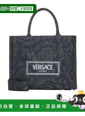 香港直邮Versace 徽标手提包范思哲托特包 10115641A09741单肩包