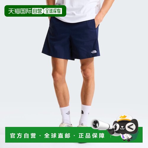 自营欧洲直邮The North Face北面 男士拼接防泼水短裤