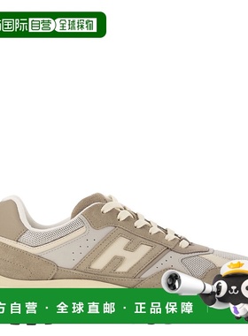 1h可退 香港直邮Hogan 男士 系带运动鞋 HXM5630FK70U4P beige米