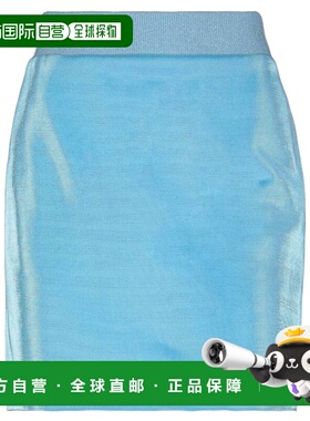 香港直邮Moschino 莫斯奇诺 女士 迷你半身裙 blue蓝色 舒适时尚