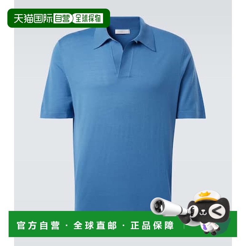 香港直邮Gabriela Hearst 男士 Stendhal 羊绒Polo衫