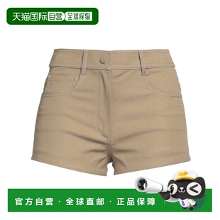 香港直邮valentino brown棕色 华伦天奴 短裤 舒适时 女士 1h可退