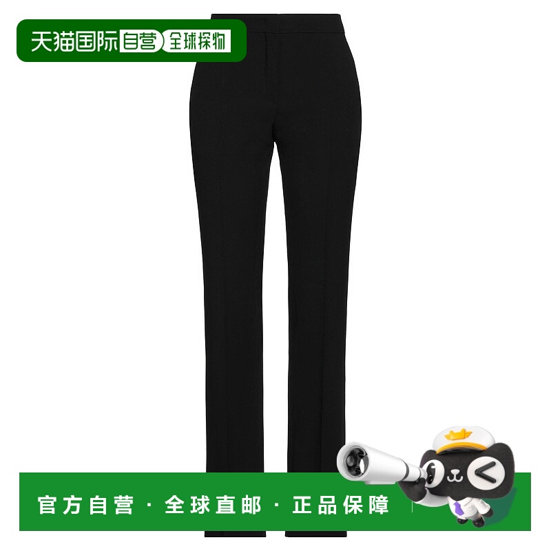 1h可退 香港直邮Moschino 莫斯奇诺 女士 休闲长裤 black黑色 舒