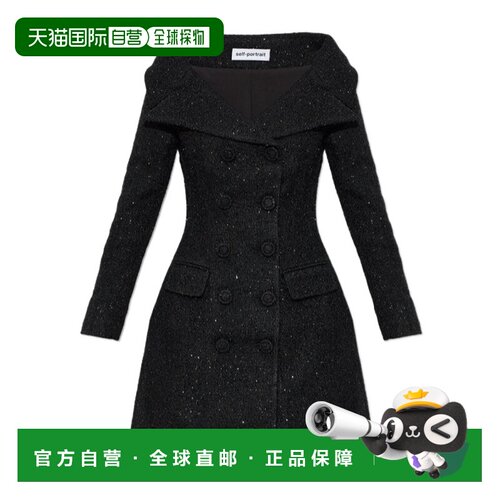 Self-Portrait 长袖连衣裙 AW26-057S性感 【付后1h可退】