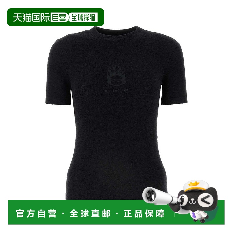 1h可退 香港直邮Balenciaga 巴黎世家 女士 BURNING UNITY 短袖T