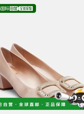 香港直邮ROGER VIVIER 罗杰 维维亚 女士 Belle Vivier 45 精饰绸