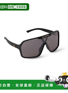 自营1h可退 欧洲直邮LV路易威登 Summit女士黑色尼龙老花图案护目