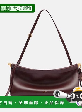 1h可退 香港直邮Alaia 女士 Le Click 中号皮革肩包 red红色 舒适