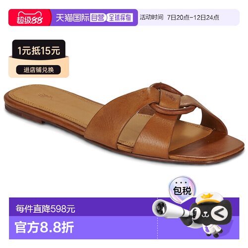 欧洲直邮Polo Ralph Lauren拉夫劳伦女鞋拖鞋POLO RING SLIDE