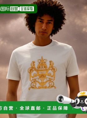 香港直邮Versace 印花宽松T恤 10064301A04137范思哲