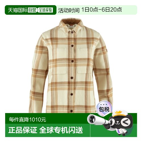 自营欧洲直邮Fjallraven北极狐 Singi女士有机棉法兰绒衬衫