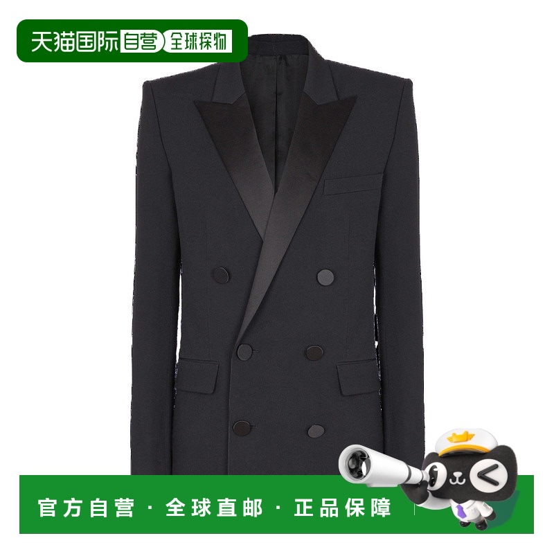 香港直邮Balmain 翻领长袖西装外套 FH1SG195MH49