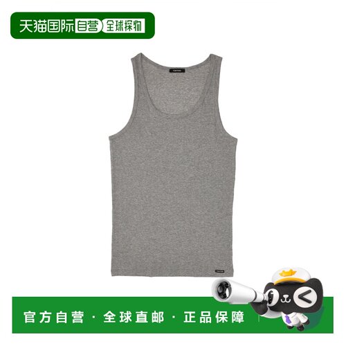 1h可退 欧洲直邮TOM FORD 男士T恤 T4D101210020 CO 灰色 TANK TO