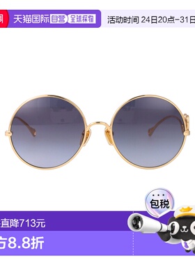 香港直邮Chloe 蔻依 女士 CH0372S 004 56/19/140 金色紫色太阳眼