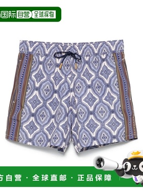 香港直邮Etro 艾特罗 男士 几何图案泳裤短裤 MRPB000299SPSC6