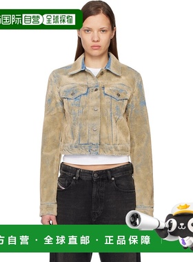 香港直邮Acne Studios 艾克妮 女士 蓝色牛仔夹克 A90686