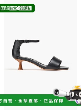 香港直邮VINCE 女士 Pepa 皮质凉鞋 I5828L2001BLACK