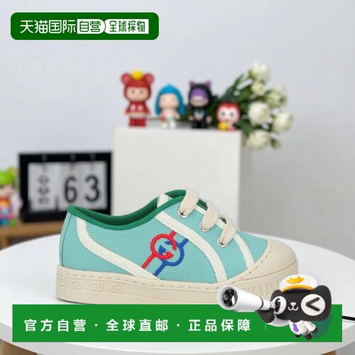 1h可退 香港直邮Gucci 古驰 婴儿 运动鞋童鞋 green绿色 舒适时尚