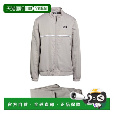 香港直邮Ea7 男士 Tracksuits 运动装 GREY 灰色时尚舒适运动套装