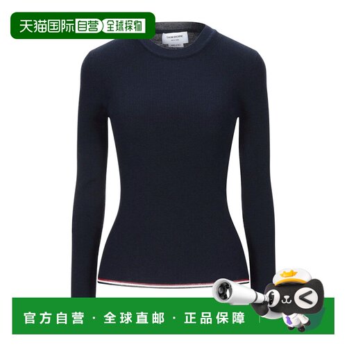 1h可退 香港直邮Thom Browne 汤姆 布朗 女士 毛衣 blue蓝色 舒适