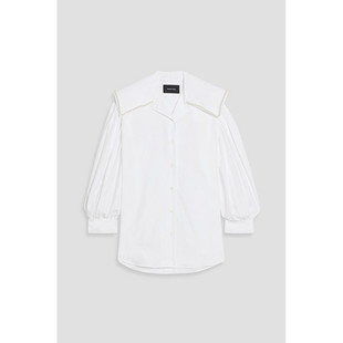 人造珍珠饰棉质府绸衬衫 香港直邮Simone 女士 罗莎 Rocha 蒙娜