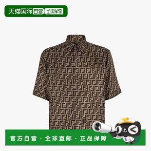 25秋冬 芬迪 FS0795AKEEF1440 男士 衬 1h可退 短袖 欧洲直邮FENDI