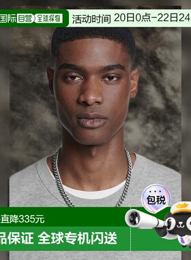 自营欧洲直邮COS 男士银色黄铜锁骨链项链配饰新款