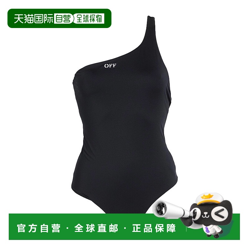 香港直邮off-white 女士 One-piece 泳衣 black黑色 舒适时尚