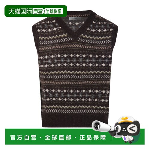 香港直邮DUNST 男士马甲 UDSW6C117W2DEEP AW2026 棕色 CRAFTED V