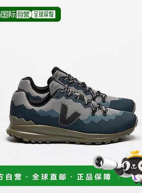 自营欧洲直邮VEJA Fitz Roy系列黑色/深灰色/加州色再生聚酯纤维V