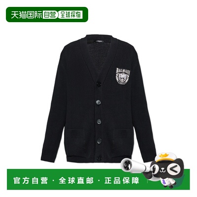 1h可退 香港直邮BALMAIN 男士针织衫 GH1KL00746KJ0PA SS2026 黑