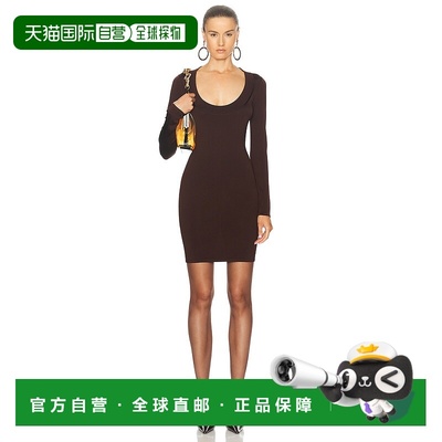 1h可退 香港直邮Saint Laurent 圣罗兰 女士 DÃ©colletÃ© 针织连