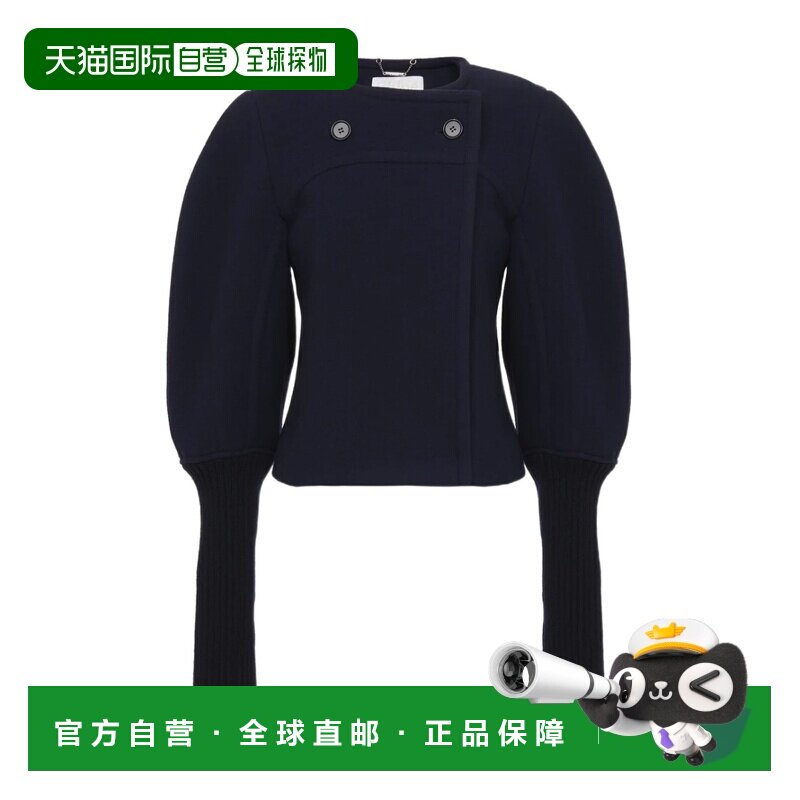 1h可退 香港直邮CHLOÉ 女士西服 C23AMA2607248B AW2024 黑色 羊