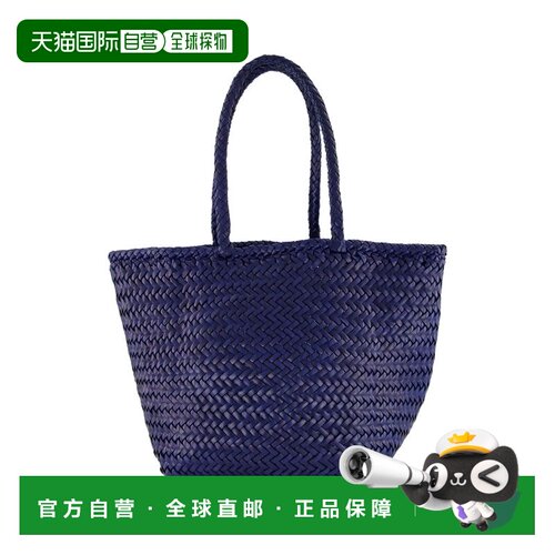 香港直邮DRAGON DIFFUSION 女士 海军蓝小牛皮手袋 DGS68813NAVY