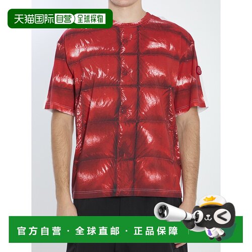 香港直邮MONCLER X ASAP ROCKY 男士 立体错视画T恤 K20978C00001