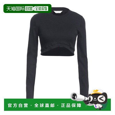 1h可退 香港直邮Palm Angels 棕榈天使 女士 T恤 black黑色 舒适