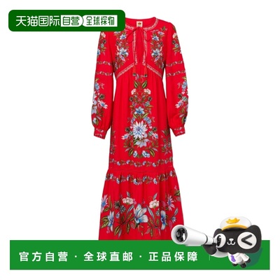 1h可退 香港直邮Farm Rio 长袖连衣裙 P01056511