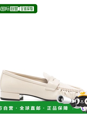 香港直邮Prada 普拉达 女士 平底鞋(米白色) 1D175O007F0304