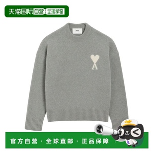 1h可退 香港直邮Ami Paris 男士 PULL COL ROND AMI DE COEUR 上