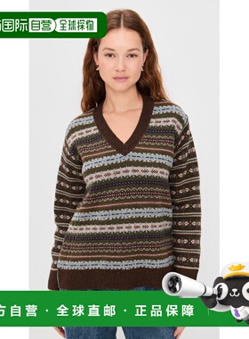 1h可退 香港直邮SEA 海洋 女士 Ciara 'Fair Isle' 针织毛衣