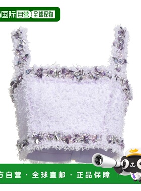 1h可退 香港直邮Balmain 巴尔曼 女士 晚装上衣 purple紫色 舒适