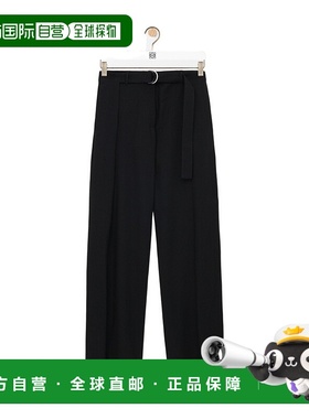 1h可退 香港直邮Loewe 羊毛腰带裤 S359Y04XHV直筒裤