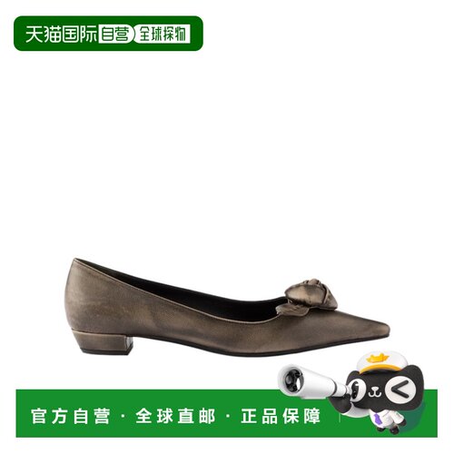 Prada 皮质芭蕾舞鞋 1F717OP70F020一脚蹬 【付后1h可退】