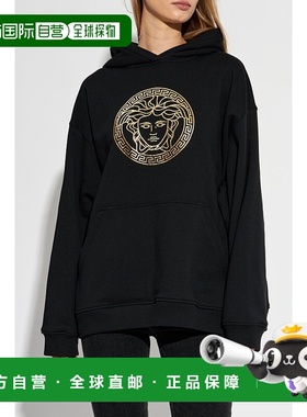 香港直邮Versace 长袖卫衣 10165591A10156连帽范思哲