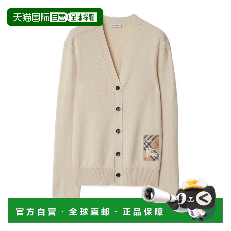 香港直邮Burberry 长袖针织开衫 81026901羊毛