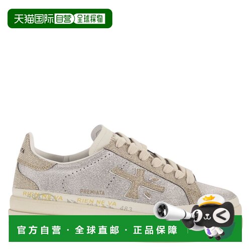 香港直邮premiata 女士 CLAUDIA - Details 防水台金属感训练鞋 C