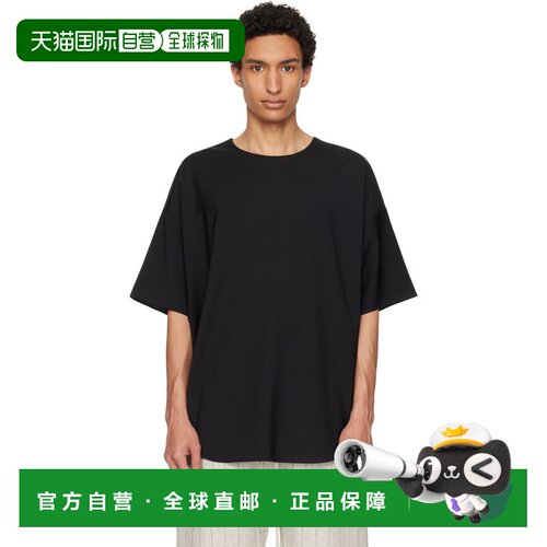 香港直邮essentials fear of god 男士 黑色 Relaxed T恤 FG9M606